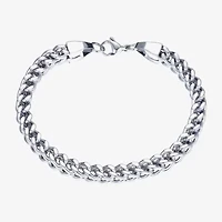 J.P. Army Men's Jewelry Stainless Steel 8 1/2 Inch Cable Chain Bracelet