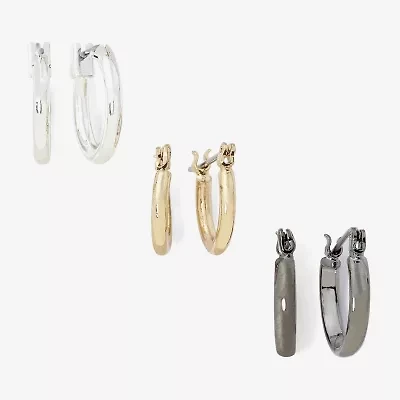 Mixit Womens Hypoallergenic 3 Pair Earring Set