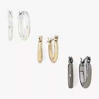 Mixit Womens Hypoallergenic 3 Pair Earring Set
