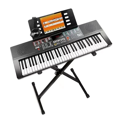 RockJam 61 Kybrd Piano Kit w/Stand Hdphne