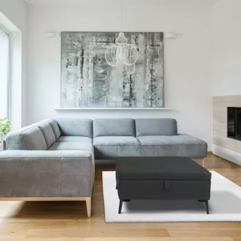 Corliving Linden Ottoman