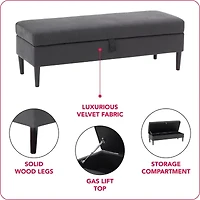 Corliving Perry Ottoman