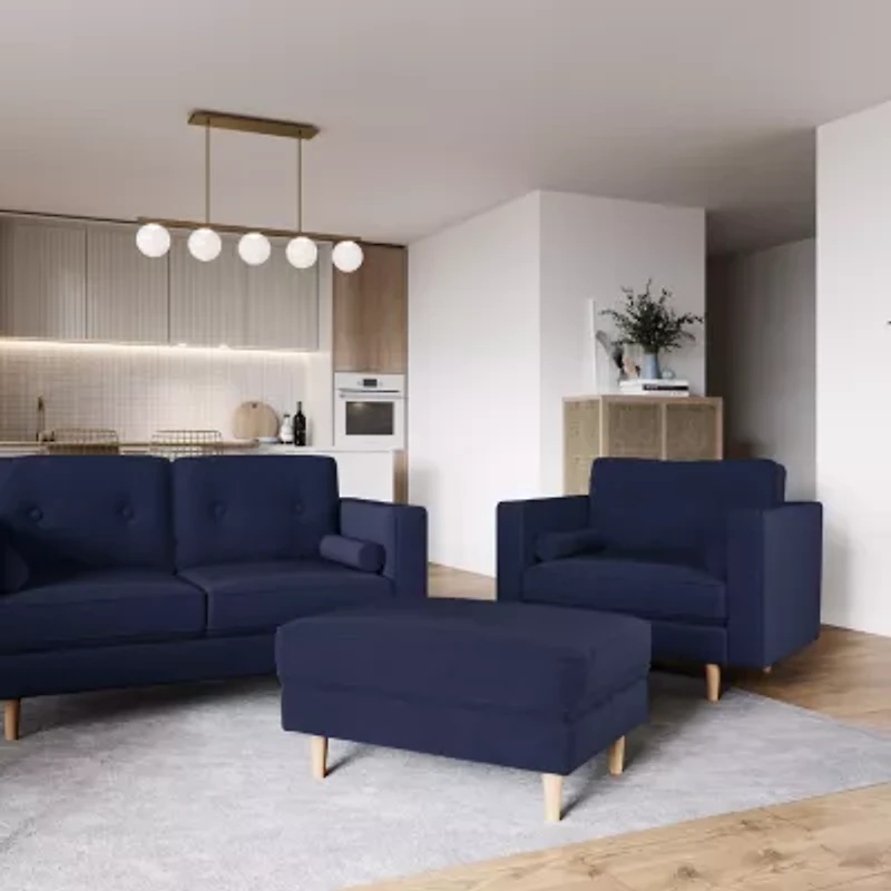 Corliving Mulberry Ottoman