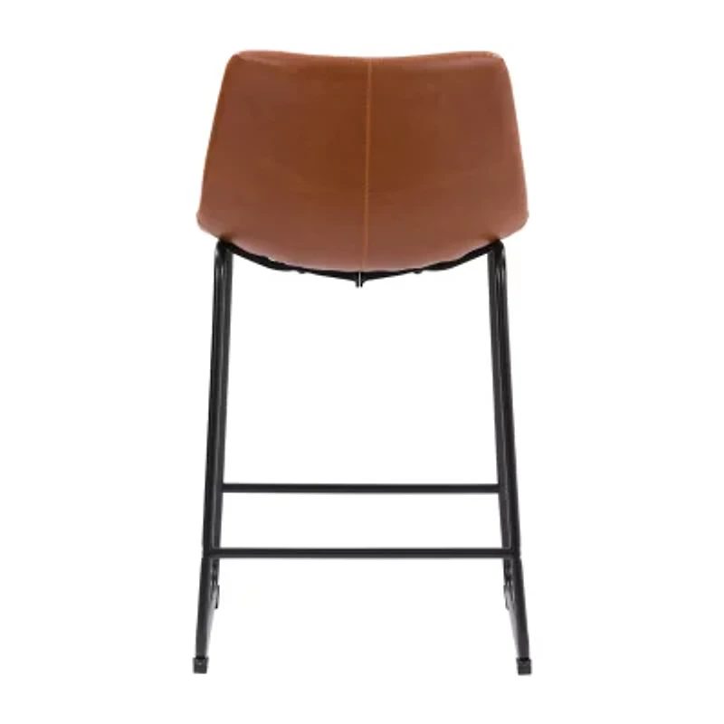 Corliving Palmer 2-pc. Counter Height Upholstered Bar Stool