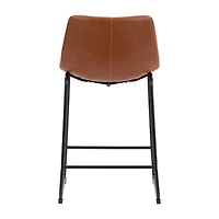 Corliving Palmer 2-pc. Counter Height Upholstered Bar Stool