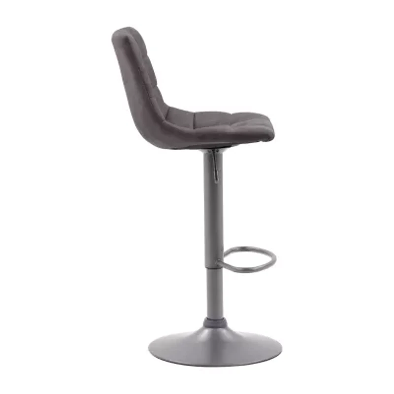 Corliving Palmer 2-pc. Tufted Swivel Bar Stool