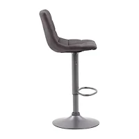Corliving Palmer 2-pc. Tufted Swivel Bar Stool