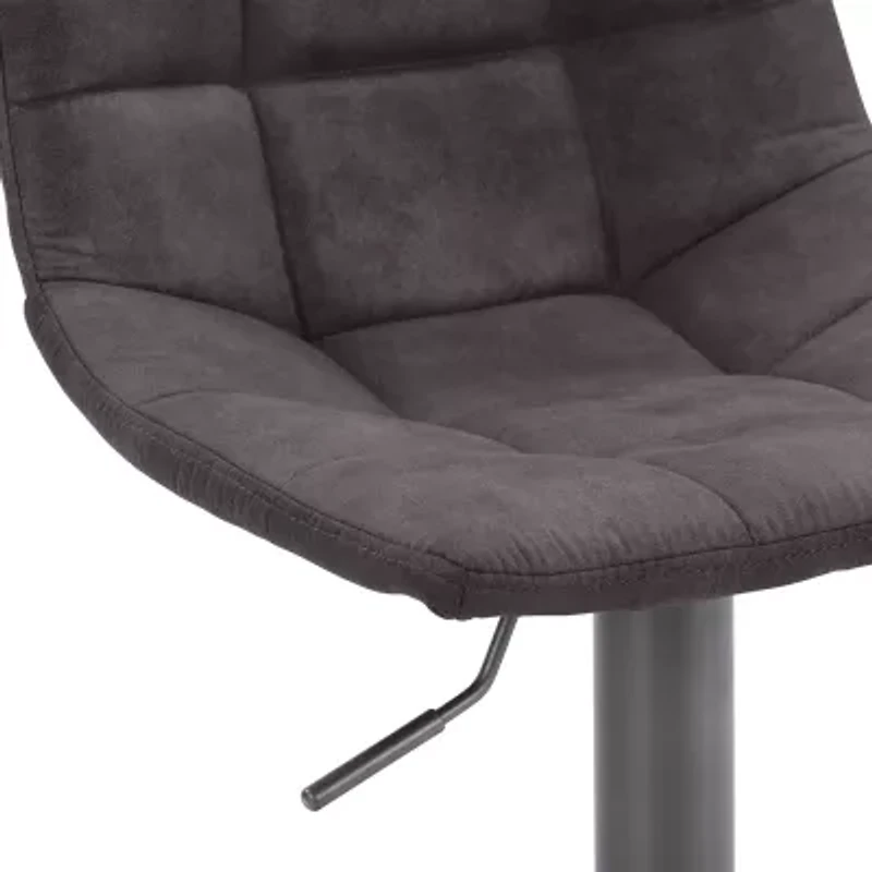 Corliving Palmer 2-pc. Tufted Swivel Bar Stool