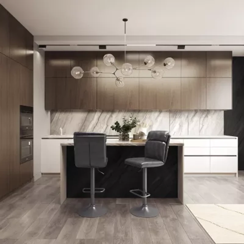 Corliving Palmer 2-pc. Swivel Bar Stool