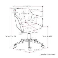 Corliving Marlowe Adjustable Height Office Chair