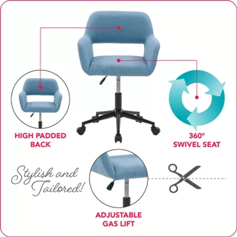 Marlowe Open Back Height Adjustable Office Chair