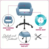 Marlowe Open Back Height Adjustable Office Chair
