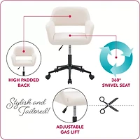 Marlowe Open Back Height Adjustable Office Chair