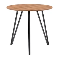 Corliving Lennox Round Wood-Top Dining Table