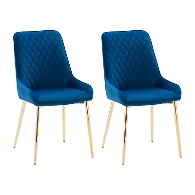 Nash 2-pc. Diamond Upholstered Tufted Side Chair