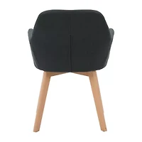 Corliving Ayla 2-pc. Upholstered Dining Chair