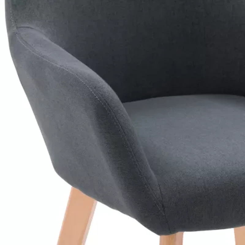 Corliving Ayla 2-pc. Upholstered Dining Chair