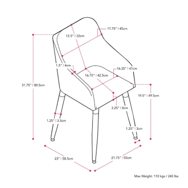 Ayla 2-pc. Upholstered Side Chair