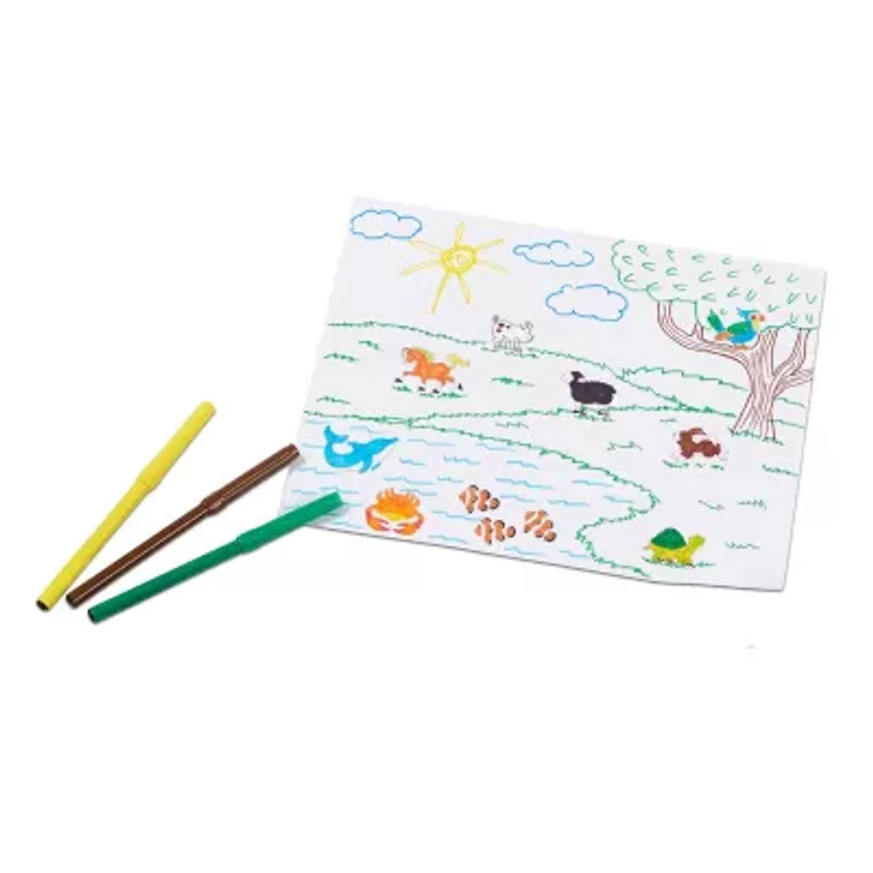 Melissa & Doug Deluxe Wooden Stamp Set - Animals Art Set