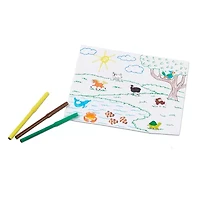 Melissa & Doug Deluxe Wooden Stamp Set - Animals Art Set