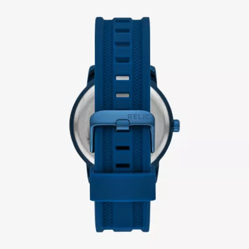 Relic By Fossil Mens Blue Strap Watch Zr12667