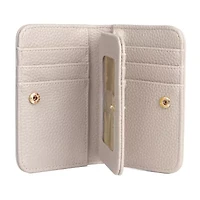 Julia Buxton Snap Card Case Womens Rfid Blocking Front Pocket Wallet