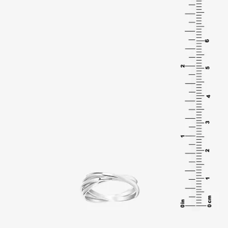 Womens Sterling Silver Band