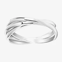 Womens Sterling Silver Band
