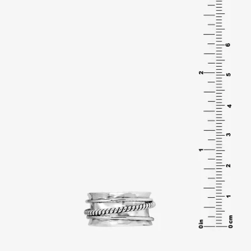 Womens Sterling Silver Band