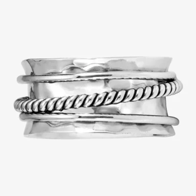 Womens Sterling Silver Band