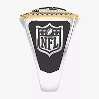 True Fans Fine Jewelry New Orleans Saints Mens 1/2 CT. Natural White Diamond 10K Two Tone Gold Fleur De Lis Fashion Ring