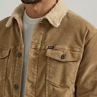 Wrangler® Mens Midweight Sherpa Lined Corduroy Jacket