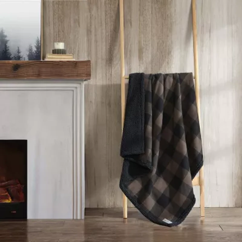 Eddie Bauer Cabin Cotton Flannel Lightweight Throw