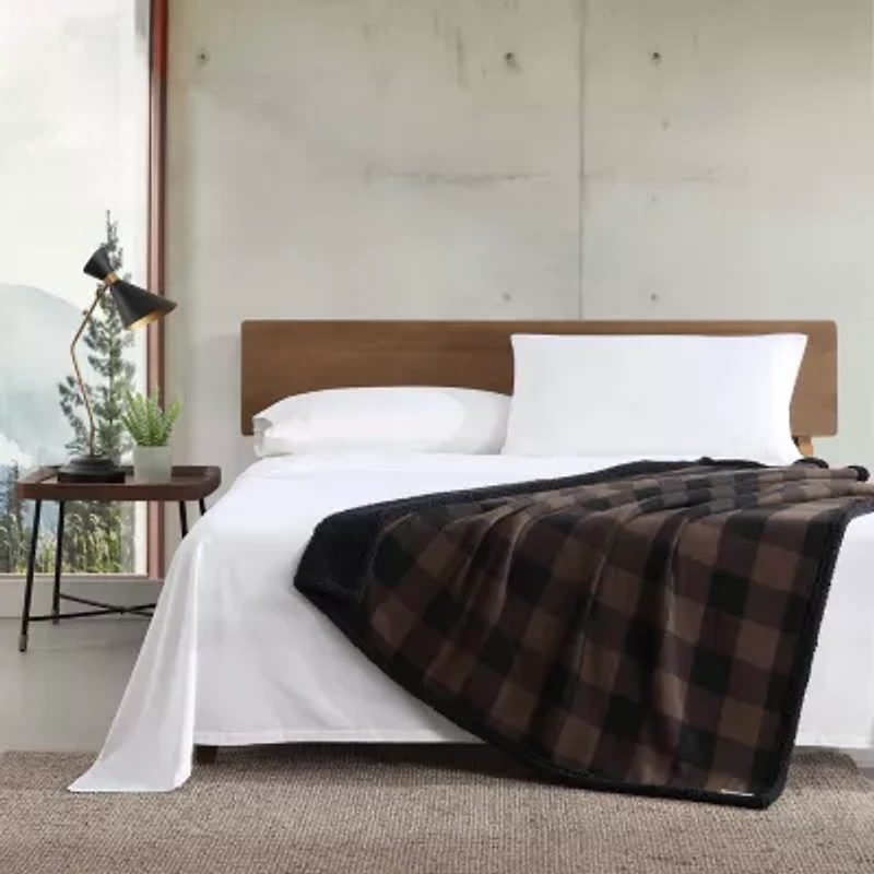 Eddie Bauer Cabin Cotton Flannel Lightweight Throw