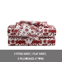 Eddie Bauer Arcadia Cotton Flannel Deep Pocket Sheet Set