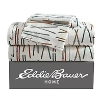 Eddie Bauer Ski Line Cotton Flannel Deep Pocket Sheet Set