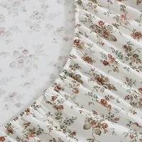Laura Ashley Le Fleur Cotton Flannel Deep Pocket Sheet Set