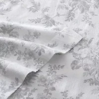 Laura Ashley Vanessa Cotton Flannel Deep Pocket Sheet Set