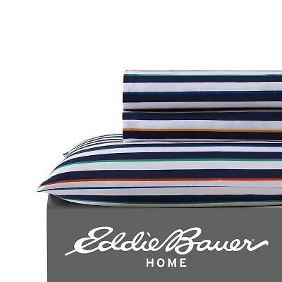 Eddie Bauer Stripes Game Sheet Set