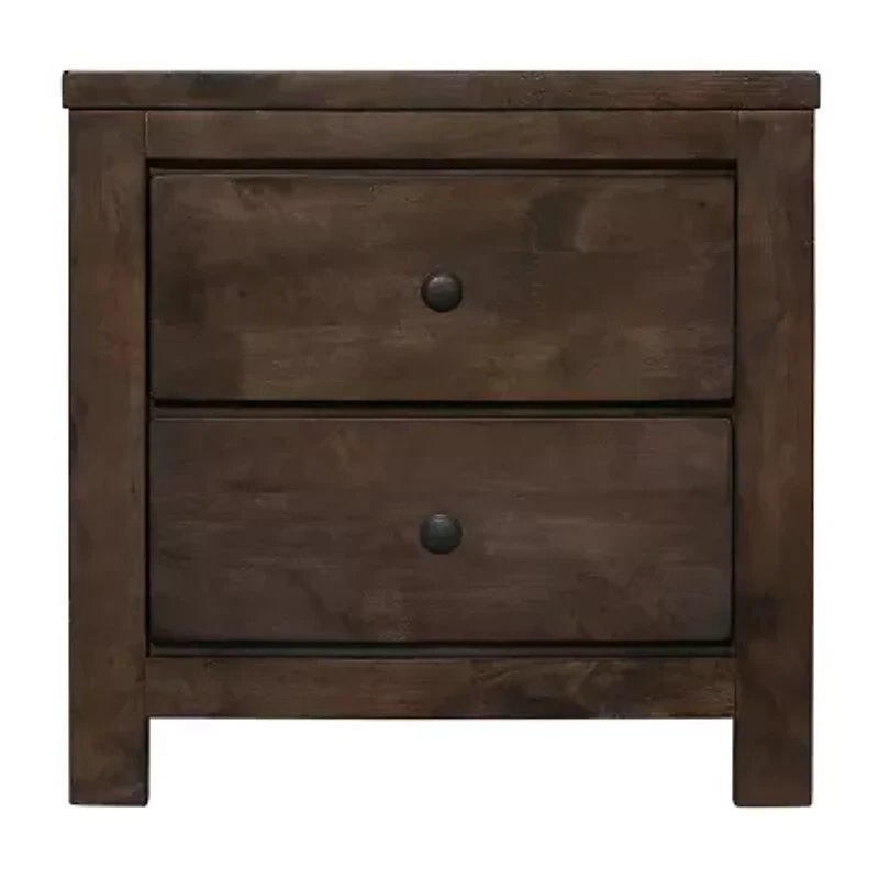Home Point Frank 2-Drawer Nightstand