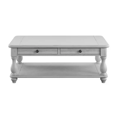 Home Point Durham 2 Drawer Cocktail Table