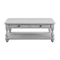 Home Point Durham 2 Drawer Cocktail Table