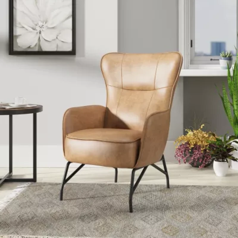 Home Point Linz Upholstered Armchair