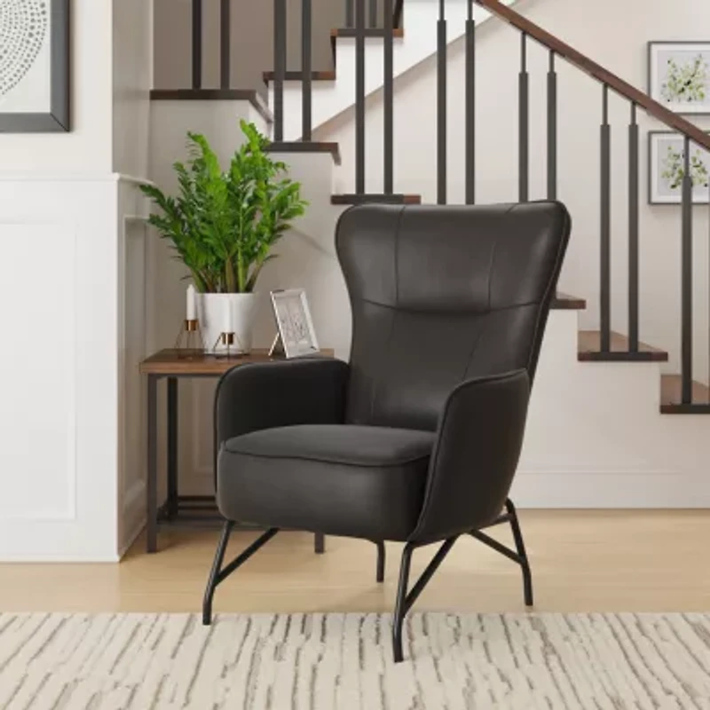 Home Point Linz Upholstered Armchair
