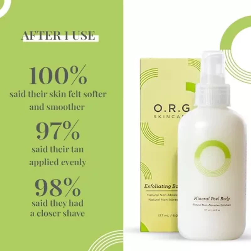 O.R.G. Skincare Organic Mineral Peel Body
