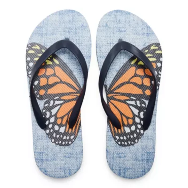 Mixit Womens Print Flip-Flops