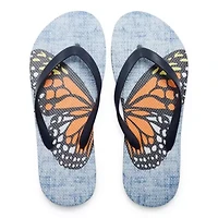 Mixit Womens Print Flip-Flops