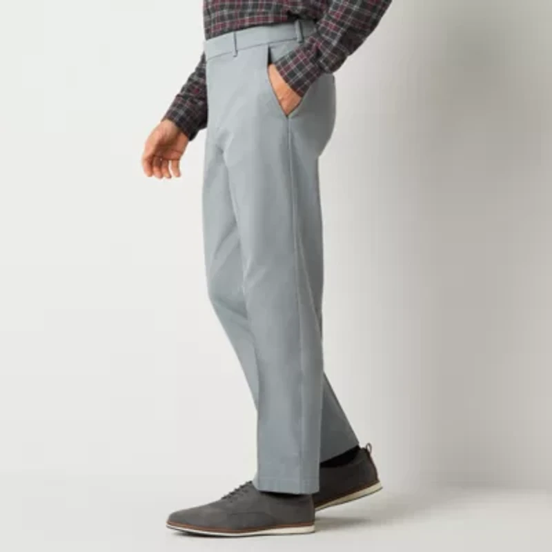Stafford Mens Classic Fit Flat Front Pant