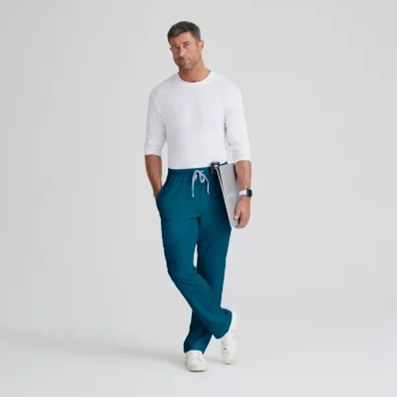 Grey's Anatomy™ by Barco Classic Grp558 Evan 5-Pocket Zip-Fly Mens Short Moisture Wicking Scrub Pant