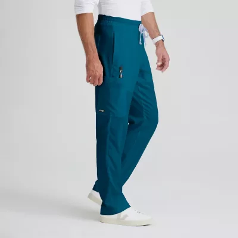 Grey's Anatomy™ by Barco Classic Grp558 Evan 5-Pocket Zip-Fly Mens Big and Tall Moisture Wicking Scrub Pant